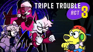 Friday Night Funkin TRIPLE TROUBLE but its MID FIGHT MASSES SonicEXE FNF Mods 119 [upl. by Adriana]