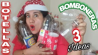 3 Preciosos BOMBONERAS con BOTELLAS PLÁSTICAS♻️ NO podrás creer lo fácil y Bello que es Garrafa Pet [upl. by Ykcor37]