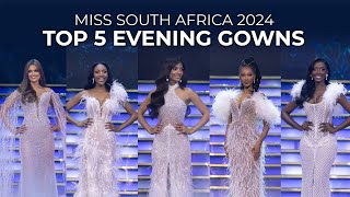 Top 5 Evening Walks  Miss SA 2024 Finale Show [upl. by Yousuf]