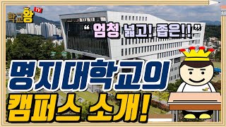 명지대학교 캠퍼스 소개 명지대 캠퍼스에는 뭐가 있을까 [upl. by Anaylil]