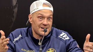 Tyson Fury • FULL POST FIGHT PRESS CONFERENCE vs Oleksandr Usyk  DAZN Boxing [upl. by Abie]