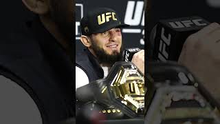 Islam Makhachev on defeating Dustin Poirier at UFC 302 shorts [upl. by Leibrag]