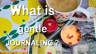 what is gentle journaling  composition notebook ideas gentlejournaling [upl. by Enawyd]