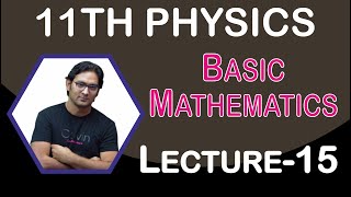 BASIC MATH PHYSICS LECT15 [upl. by Sitoiyanap]