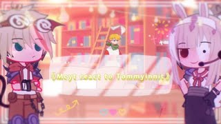 《Mcyt React To Tommyinnit ✍》Angst🌼Made by 神明ꦿ᭄ [upl. by Camden622]