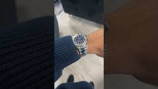 YachtMaster 40 Blue dial 🌊 rolex watches watchcollector [upl. by Aznola]