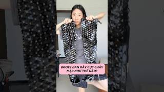 BOOTS ĐAN DÂY CỰC CHOÁY 🔥😱 fashiontrends stylish trending [upl. by Gino]