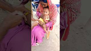 15 month baby injection crying video on hip shorts subscribe trending [upl. by Ylla]