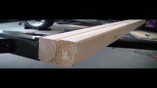 2 x 4 extensions for 5 x 8 Ironton teardrop camper trailer 2 [upl. by Reinar215]