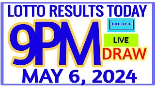 Lotto Results Today 9pm DRAW May 6 2024 swertres results [upl. by Suoirred]