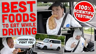 Watch Us Ruin A Car To Determine The Safest Foods To Eat While Driving [upl. by Hareemas]