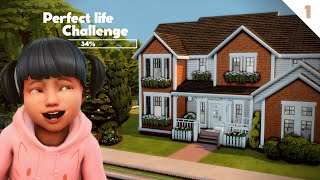 Perfect Life Challenge Ep1 Moon  Sims 4 [upl. by Rothmuller]