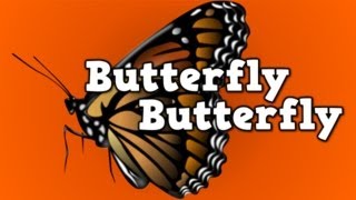 Butterfly Butterfly a song for kids about the butterfly life cycle [upl. by Liek]