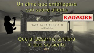 Alma Mía  Natalia Lafourcade KARAOKELETRA [upl. by Nagear]