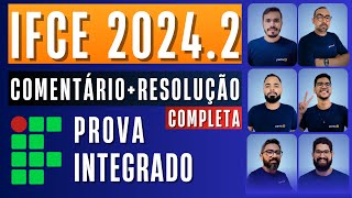 IFCE  COMENTÁRIO DA PROVA  PROCESSO SELETIVO 20242 MEIO DO ANO [upl. by Mccready]