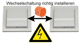 Wechselschaltung anschließen und Funktionsweise [upl. by Tyson608]