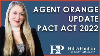 What PACT Act Does for Agent Orange Exposure Presumptions [upl. by Tatiania162]