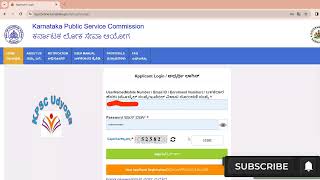 How to apply KPSC 2024 gazetted probationary exam for online complete application process [upl. by Drauode]