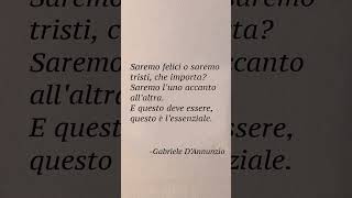 Gabriele DAnnunzio 📖 dannunzio poesia poeta poesie frasi frasimotivazionali citazioni [upl. by Iorgos38]