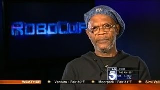 Reporter confuses Samuel L Jackson with Laurence Fishburne [upl. by Bartle]