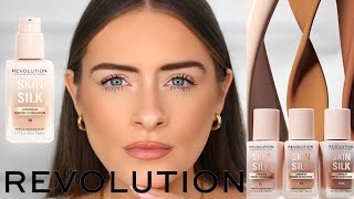 NEW REVOLUTION SKIN SILK FOUNDATION REVIEW [upl. by Barmen]