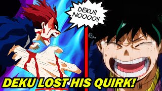 DEKU JUST BECAME QUIRKLESS Deku lost his quirk as AFO bodies everyone My Hero Academia Chapter 421 [upl. by Leziar]