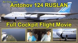 Antonov 124 of Antonov Airlines  FULL MOVIE Cockpit amp cabins AirClips full flight series [upl. by Griggs]