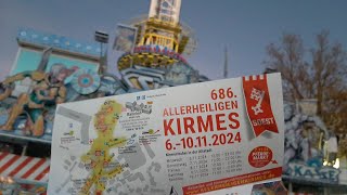 Aufbau Video  Allerheiligenkirmes Soest 2024 [upl. by Einneg]