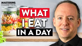 What I Eat In a Day with Dr Alan Goldhamer of TrueNorth Health Center  Mastering Diabetes [upl. by Gurney582]