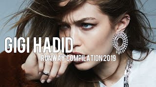 Gigi Hadid  Runway Compilation 2019 [upl. by Vizza740]