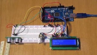 Medidor de distancia ultrasónico con Arduino Mega 2560 R3 [upl. by Robenia816]