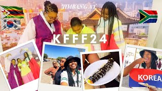 Korean Film and Food Festival 2024 Vlog 🇰🇷🇿🇼🇿🇦 [upl. by Chessa]