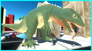 Gorosaurus Attacks City  Animal Revolt Battle Simulator ARBS [upl. by Constantino233]