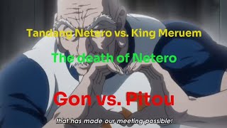 Netero vs Mureum  Death of Netero Hunter X Hunter  Gon vs Pitou [upl. by Anillehs504]