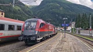 Einfahrt des railjet 797 am 13072024 in Bad Gastein [upl. by Nayar602]