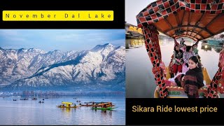 Kashmir November Episode1 • Jammu To Srinagar• Dal Lake Sikara Ride Price• [upl. by Pavla]