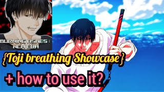 Toji breathing Showcase How to use it [upl. by Pascale]