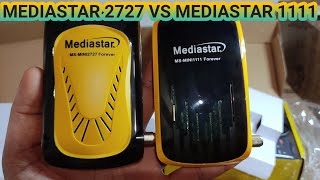 MEDIASTAR MS MINI 1616 VS MEDIASTAR MS MINI 2727 FOREVER SETTOPBOXDIFERENCE 2727 1111amp1616 box [upl. by Eniac]