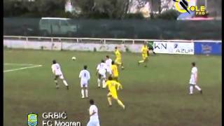 Petar Grbic  goals and best moves from fk mogren and montenegro national team [upl. by Eppilihp]