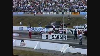 Top Fuel Dragsters NHRA 1991 Molson Grandnationals qualifying round 2 [upl. by Nnahgiel]