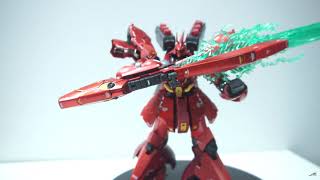 CHOGOKIN MSN04FF  SAZABI GUNDAM  CHARS COUNTERATTACK [upl. by Leamhsi124]