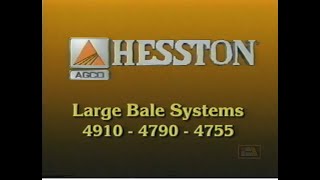 AGCO HESSTON HESSTON LARGE BALE SYSTEMS 4910 4790 4755 BALERS [upl. by Ikkin385]