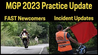 Manx Grand Prix 2023 Practice Update [upl. by Aicnorev531]