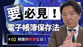 【ざっくり概要】電子帳簿保存法解説 [upl. by Milburn]