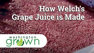 How Welchs Grape Juice Is Made  Washington Grown [upl. by Ardnasella]