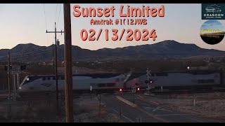 Amtrak 1 12 Sunset Limited 199196 x 7  02132024 [upl. by Aicrop]