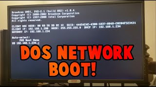 RetroTutorial Booting up MSDOS Over the Network [upl. by Cocke]