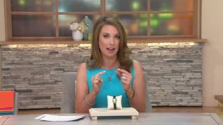 Ecclissi Facets Stainless Steel Alexandrite Leather Watch 075 cttw on QVC [upl. by Finnigan748]