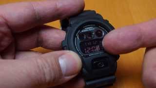 Casio GShock DW6900MS Military Style watch flip review [upl. by Annayak560]