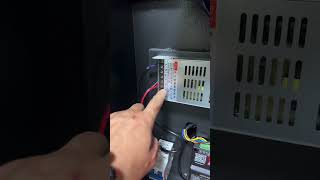 Ultracapacitor back up power connection with power supply for boom barrier gate [upl. by Ociral]